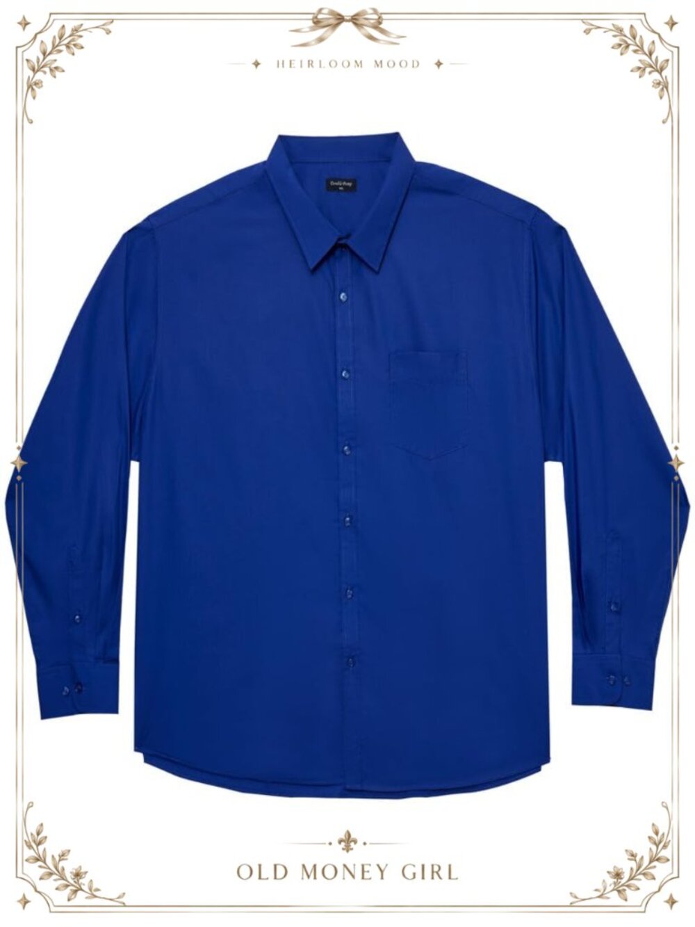 Big & Tall Men's Long Sleeve Button Down Dress Shirt Business Casual
